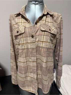 2 for $20 Patagonia Plaid Shirt in Beige, Size M